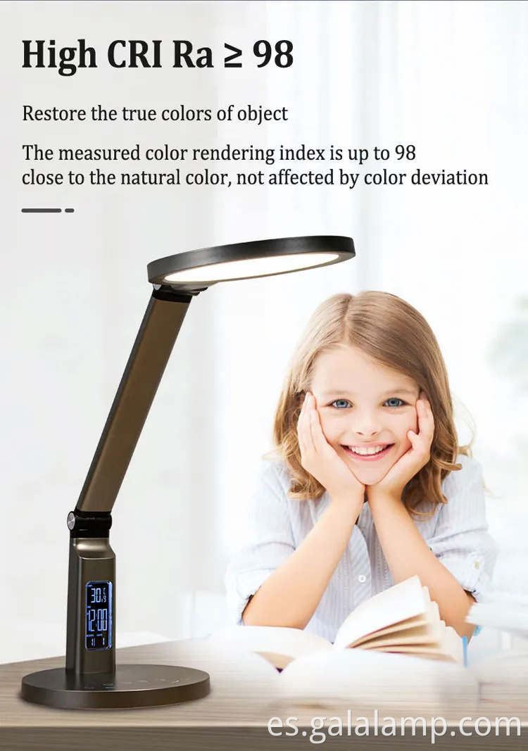 Lámpara táctil de bloqueo de luz azul brillante para niños 'habitaciones